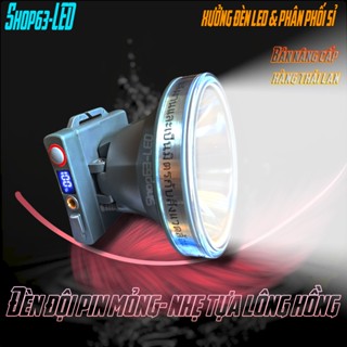 Đèn đội đầu ML99 phiên bản thái, pin siêu mỏng, chóa chống nước 10cm, màn hình, led laser (hộp nhựa, cáp sạc, dây đeo)