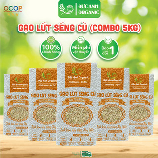  Gạo lứt séng cù dài Điện Biên Combo 5kg   5 túi hút chân không 1kg   