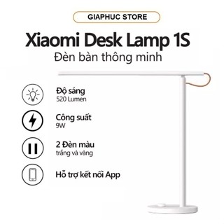  Đèn bàn thông minh Xiaomi Mi LED Desk Lamp 1S Chống cận cho học sinh  MUE4105GL  - Bản Quốc Tế Chính Hãng 