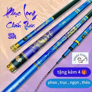 Cần câu tay Phục long chiến thần 5h - Tặng 1 ngọn  phao  thẻo  trục 