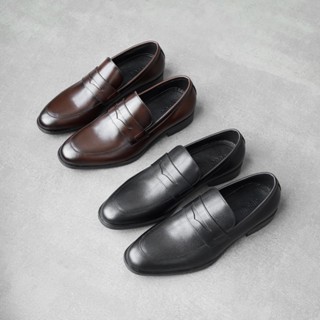 Giày Classic Loafer CL1 - JOG04 , thiết kế hiện đại , lịch sự , trẻ trung , da bò Nappa nguyên tấm