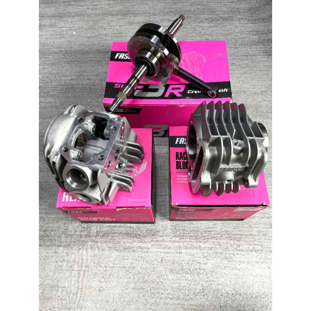 Combo Đầu,Lòng,Dên FASSTEK up 54mm sử dụng cho dòng xe Wave/Dream