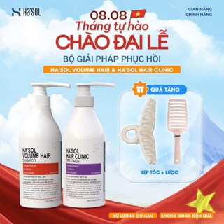Giải Pháp Phục Hồi Làm Phồng Tóc Tự Nhiên Hỗ Trợ Mọc Tóc (Dầu Gội Cam Hasol Volume Hair + Kem Ủ Tóc Treatment)