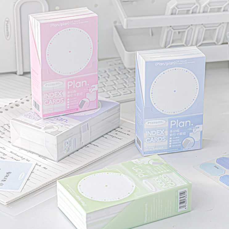 Hộp 144 Tờ Index Card Planwith USEFUL Ghi Chú/ Lên Kế Hoạch