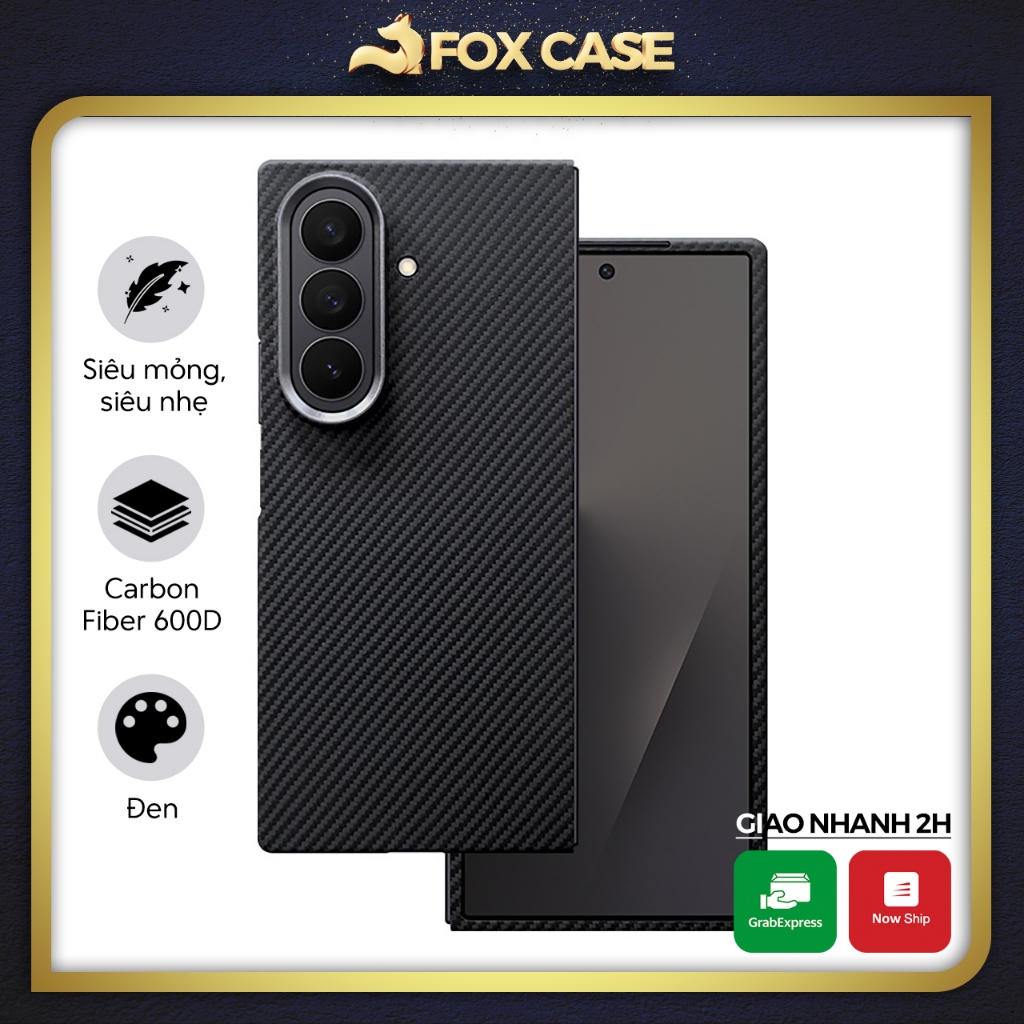 Ốp Aramid Carbon Fiber cho Samsung Galaxy Z Fold7