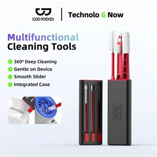  Bộ vệ sinh tai nghe quạt cầm tay điện thoại GOOJODOQ 3in1 tiện lợi dễ sử dụng. 