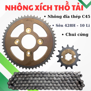 Nhông Xích Thồ Tải Nặng - PNT Sên 10 Li Cao Cấp, Đủ Loại Xe Bền Bỉ Tải Nặng