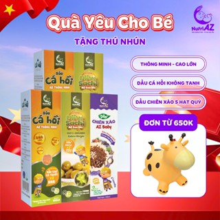 Combo 5 Dầu Ăn Dặm 100ML Cá Hồi, Oliu Sachi Và Chiên Xào 5 Hạt Quý NutriAZ Cho Bé Phát Triển Toàn Diện Nhập Khẩu Châu Âu