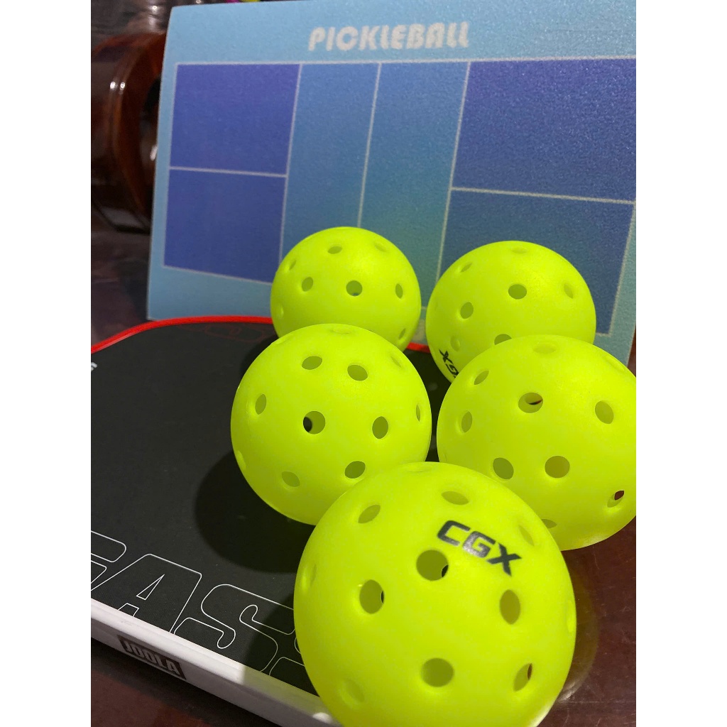Năm quả Banh Pickleball CGX – Chuẩn Thi Đấu | Độ Bền Cao | Tốc Độ Ổn Định - PICKLEBALL VIỆT NAM