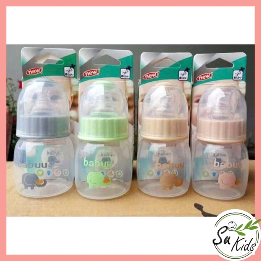 Bình Sữa Sơ Sinh 60ml Babuu Nhật Bản