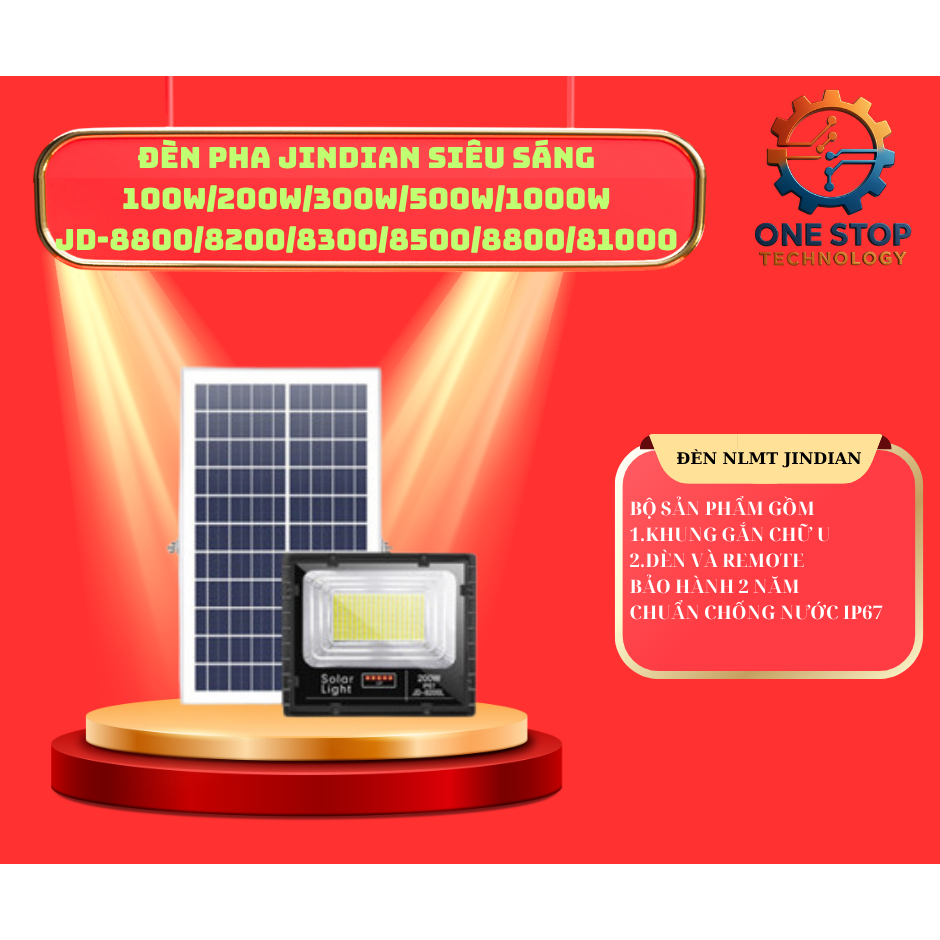 Đèn pha JINDIAN chống nước, siêu bền, siêu sáng 100W-1000W JD-8800 JD-8200 JD-8300 JD-8500 JD-81000