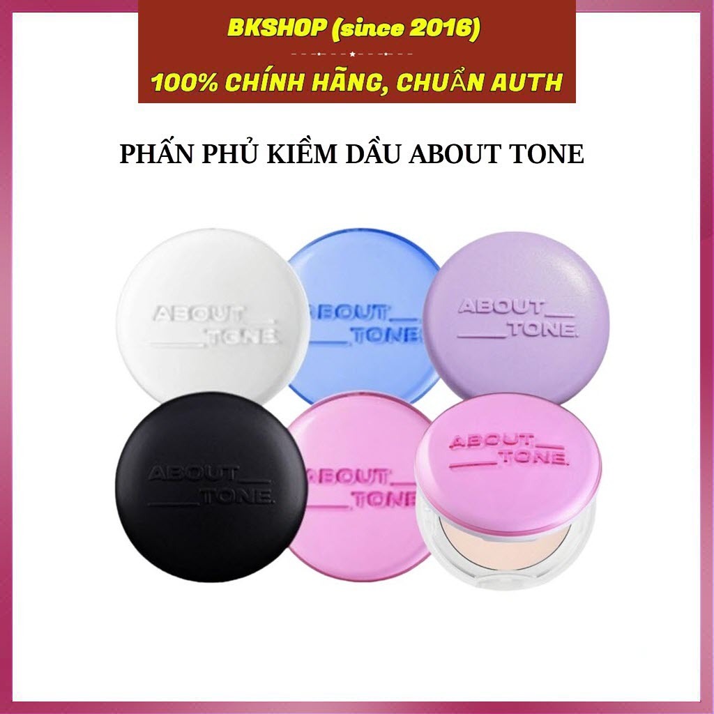 [ABOUT TONE] Phấn Phủ Dạng Nén Kiềm Dầu Eglips AboutTone Blur Effect 9g - Hàn Quốc
