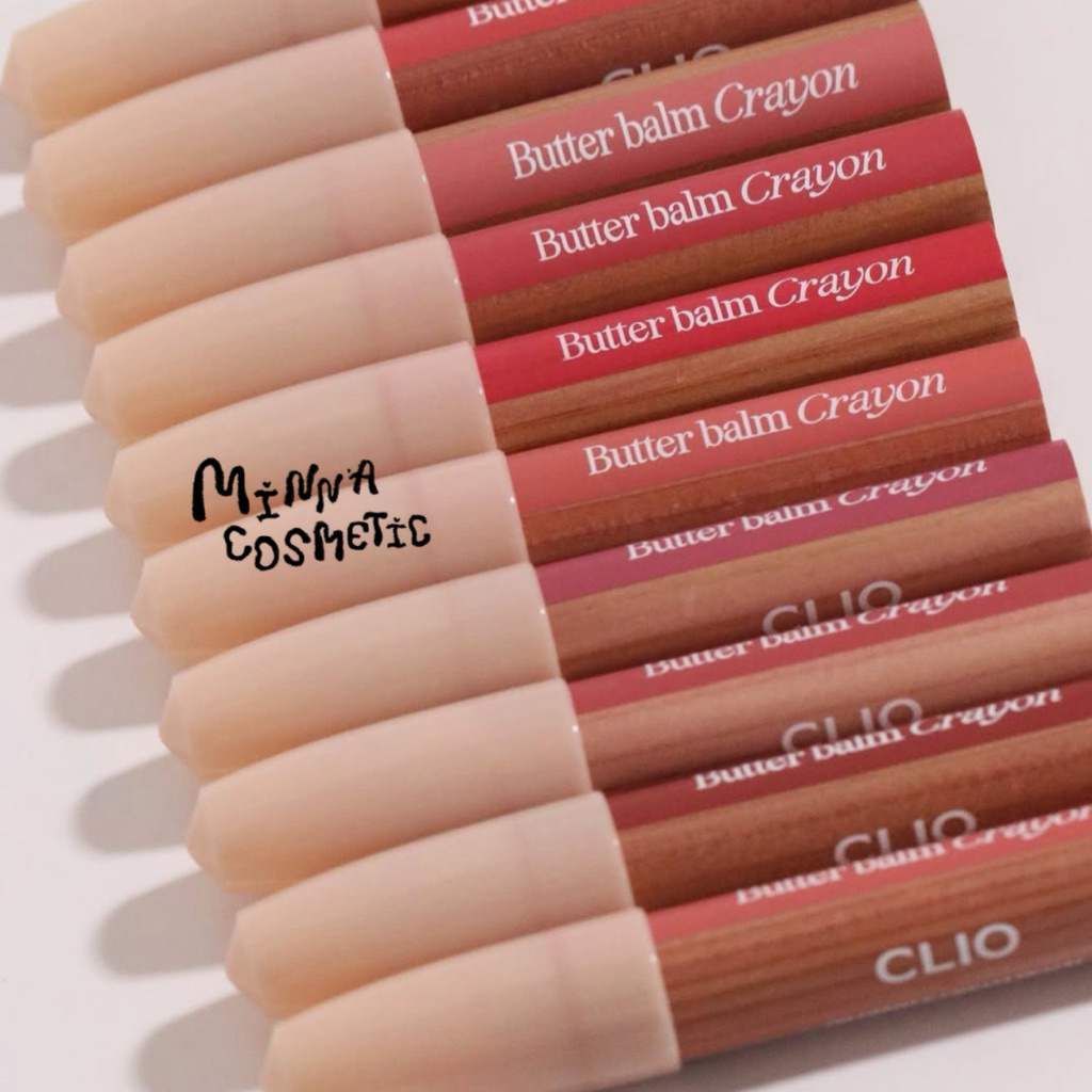 [Clio] Son Thỏi Bút Chì Nhiều Dưỡng Clio Butter Balm Crayon + Kèm Gọt Bút (3.9g)o