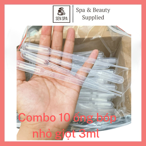 Combo 10 ống bóp nhỏ giọt 3ml - Ống hút, ống bóp nhỏ giọt, pipet 3ml
