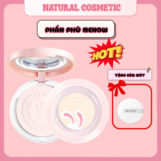 [ MENOW ] Phấn Phủ nén kiềm dầu, chống nước, che phủ hoàn hảo MENOW Rabit Compact Powder 8.5g