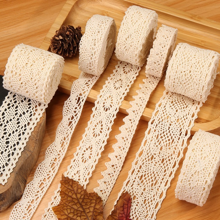 Dây ren trang trí, decor sản phẩm handmade (giá bán 1 mét)