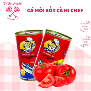    LỐC 10   Cá Mòi Sốt Cà Chua HI CHEF Đầu Bếp Thái Lan 155gr - CÔ THƯ MARKET 