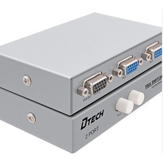 Bộ Chia VGA 2 vào 1 ra DTECH (DT-7032) chính hãng Dtech , bộ chia 2 cổng vào 1 ra