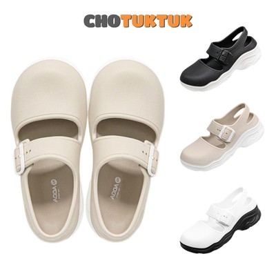 Giày nữ đế cao Thái Lan chất cao su chống trơn đi mưa nước thoải mái ADDA 5TD97