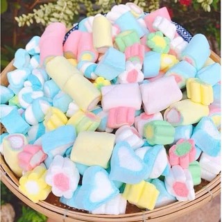  Kẹo Bông Gòn Marshmallow Kẹo Xốp Bông Sữa MIX Vị  Kẹo Marshmallow Ngọt Ngào 