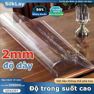  Khăn Trải Bàn Bằng Nhựa PVC Trong Suốt Chống dầu Lót Bàn Tấm Chống Trơn Trượt Chống ThấmMiếng 