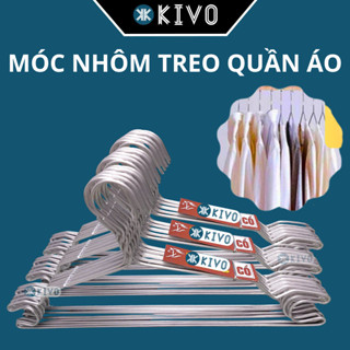 Móc Nhôm CỒ Dày Phơi Quần Áo Người Lớn-Móc Inox Treo Đồ Em Bé Người Lớn Không Gỉ Dày 3mm-KIVO