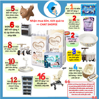 Tã/bỉm quần dán Gooby Extra/Premium đủ size M58/L52/XL50/XXL46 chống tràn hiệu quả cho bé từ 6kg - 24kg MECAHEO