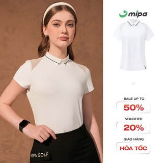 Áo T-shirt nữ có cổ MIPA thời trang Golf Pickleball Tennis kháng khuẩn kháng virus và chống tia UV Naya Top