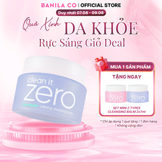 [Renewal] Sáp tẩy trang Banila Co C​l​e​a​n i​t Z​e​r​o C​l​e​a​n​s​i​n​g Calming 100ML cho da nhạy cảm