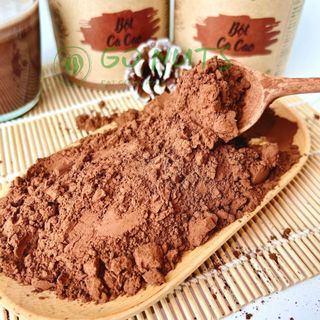  Bột Cacao loại ngon siêu mịn nguyên chất 100% đậm vị không đường GO NUTS hộp 250g 