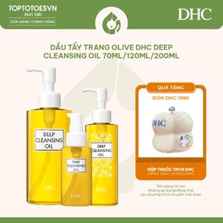   HÀNG NHẬP KHẨU  Dầu tẩy trang Olive DHC Deep Cleansing Oil làm sạch sâu giữ ẩm cho da 70ml 120ml 200ml 