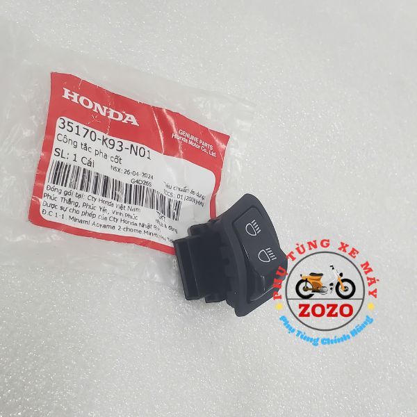 Công tắc pha cốt, Nút pha cos Air Blade 2020-2025, AB 125/150/160 - 35170-K93-N01