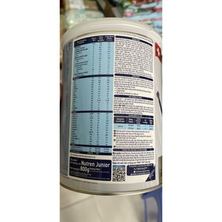 Date 4/2027 -Mẫu mới Sữa Nutren Junior (800g).