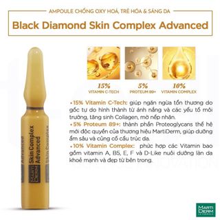 Ampoule MartiDerm Black Diamond Skin Complex Advanced
