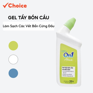   Choice  Gel Tẩy Bồn Cầu Và Nhà Tắm On1 PD210 Dung Tích 500G Giúp Làm Trắng Sạch Sáng Bóng Hiệu Quả 