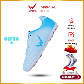 Giày Đá Bóng Wika Ultra 6 Cho Sân Cỏ Nhân Tạo, Da Nhăn Cao Cấp, Đã Khâu Toàn Bộ Đế