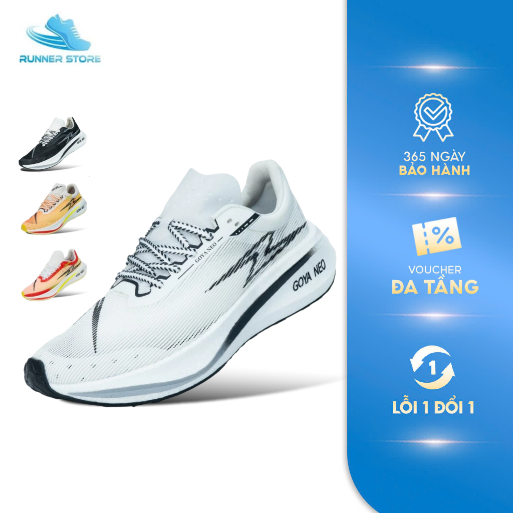 [SALE TẾT] Giày thể thao chạy bộ nam nữ chính hãng GOYA NEO 2026 - Đế Carbon trợ lực, Siêu nhẹ êm