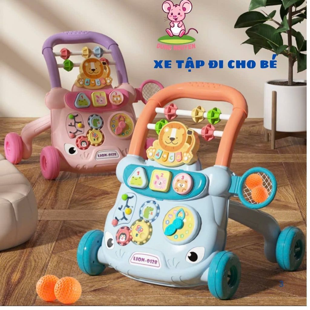 🧸 Xe Tập Đi Cho Bé 5 Chế Độ Thông Minh – Có Nhạc vui nhộn  đánh dấu sự phát triển của bé | Dung Nguy