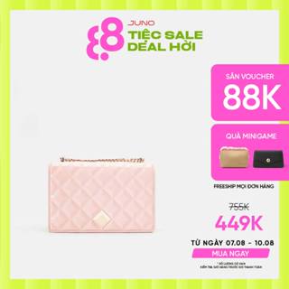 Túi Xách Nhỏ Nữ Thời Trang JUNO Dập Hiệu Ứng Princess Diamond TXN417