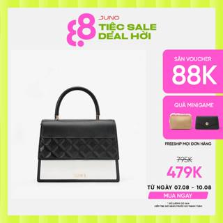 Túi Xách Trung Nữ Thời Trang JUNO Dập Hiệu Ứng Princess Diamond TXT226