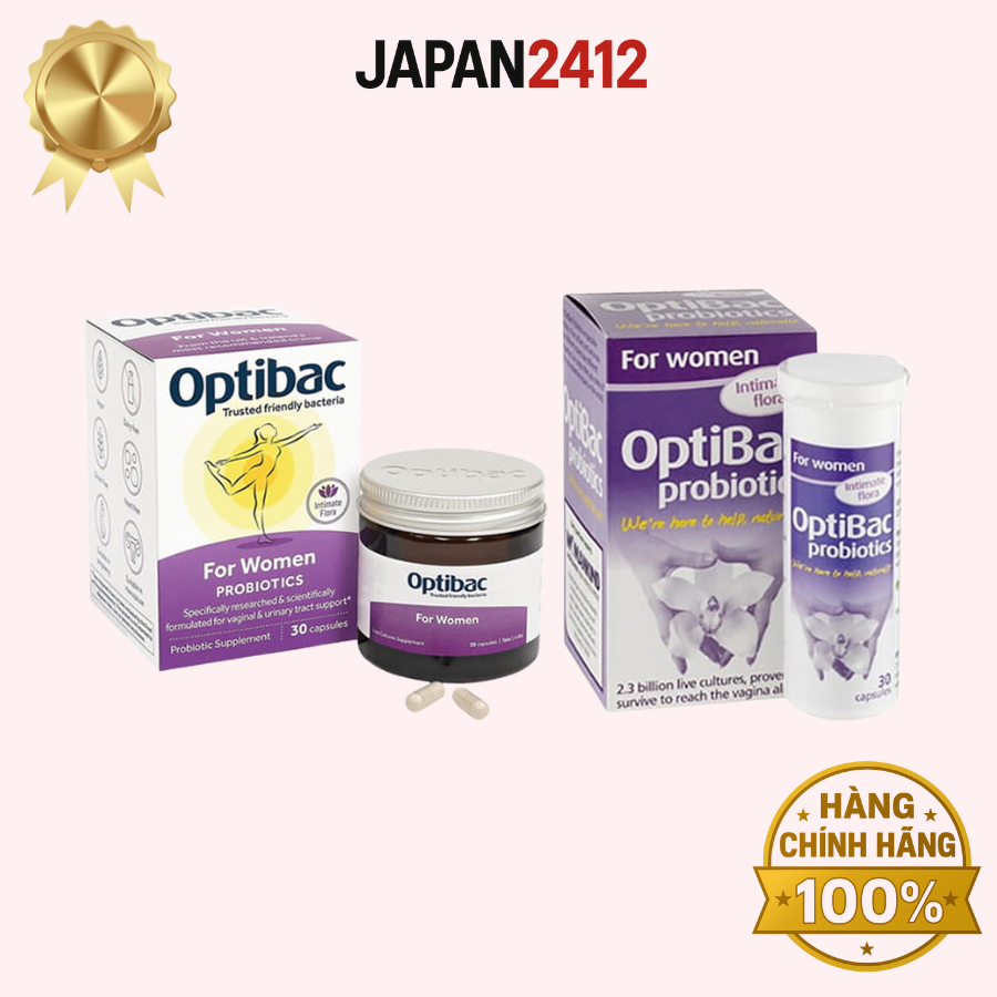 Men vi sinh Optibac tím (Optibac For Women) chuẩn nội địa UK