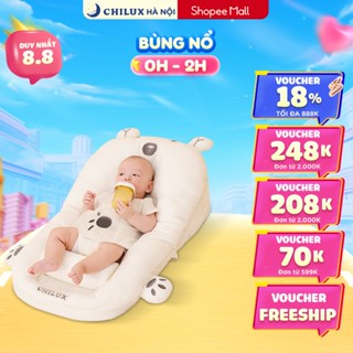 Gối chống trào ngược gấu trắng Chilux - Thiết kế đa năng chống nôn, gối định hình