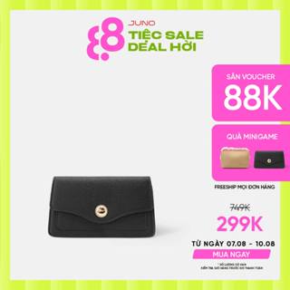Túi Xách Nữ Thời Trang JUNO Cỡ Nhỏ Trang Trí Khoá Có Dây Đeo Dạng Chuỗi TXN813