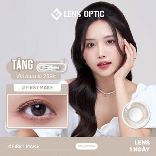 Kính áp tròng 1 ngày SEED Eye Coffret 1 Day UV màu First Make – Lens nâu nhạt tự nhiên - LENS OPTIC