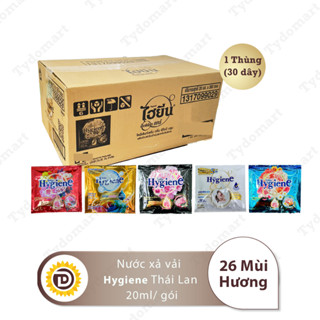 1 Thùng Nước Xả Vải Hygiene Đậm Đặc 20ml Gói Nhỏ Tiện Lợi (30 dây/thùng)