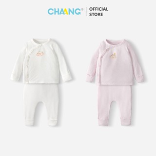 [CHAANG 0-6M] Bộ dài cúc chéo Harvest tích hợp bao tay abo chân cho bé sơ sinh