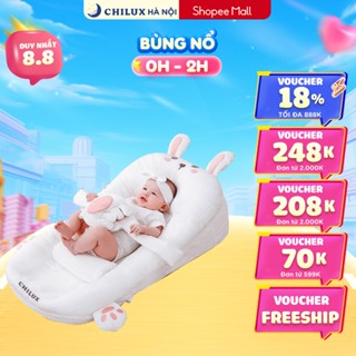 Gối chống trào ngược thỏ hồng Chilux - 3 nấc nghiêng gối nằm, giảm nôn trớ, trào ngược dạ dày