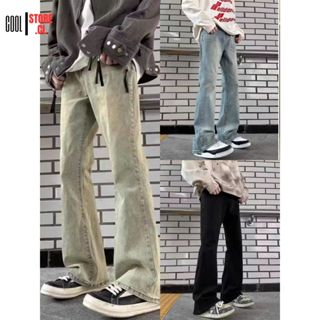 (COOL111) Quần jean nam ống loe nhẹ, Quần bò nam cao cấp vải dày dặn hot 2025