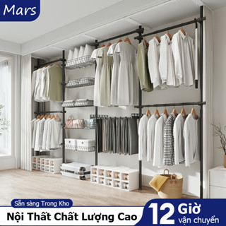  Mars Cây Treo Quần Áo Thông Minh Sào Phơi Quần Áo Không Cần Khoan Lỗ Giá Treo Có Thể Điều Chỉnh 