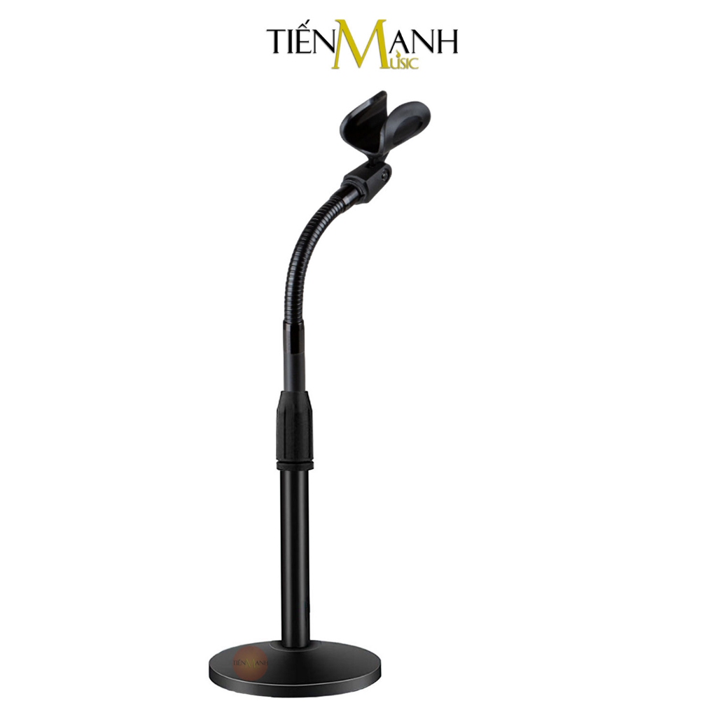 [Kim Loại] Chân Micro Lùn Để Bàn Cổ Cong Dr.Mic DM102S - Giá Đỡ Microphone Stand DM102